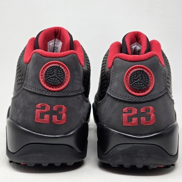 Nike Air Jordan 9 Low Golf Charcoal Men Size 8 Black True Red Shoes FJ5934-002 main image 9